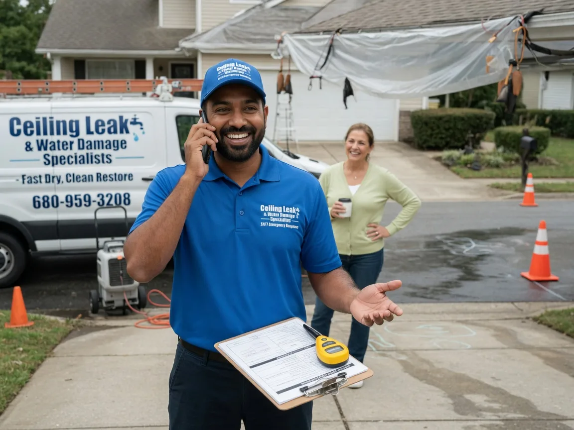 Ceiling Leak Cleanup Mokane, MO FAQs